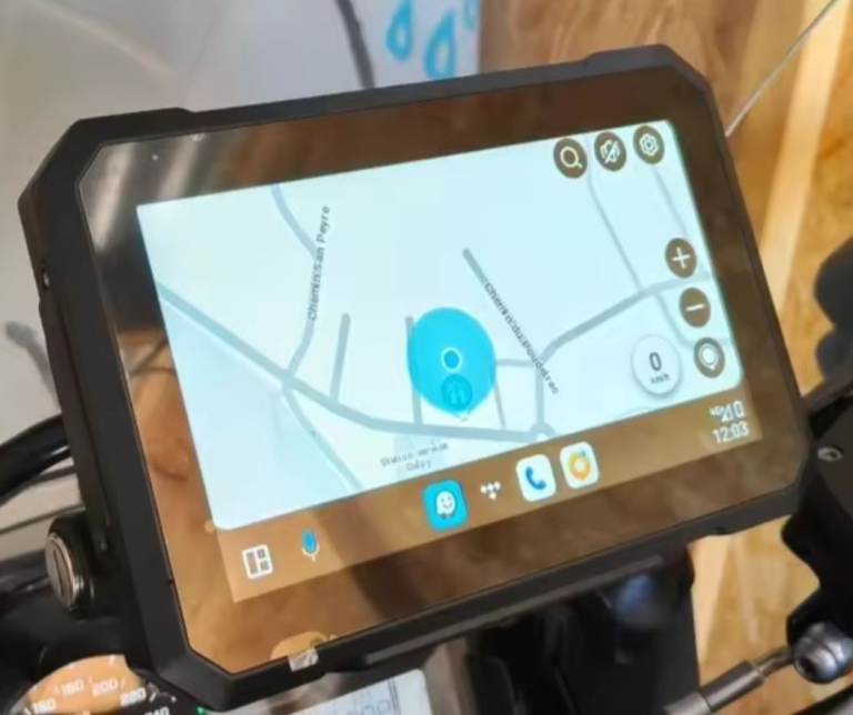 Motorbike Sat Nav (Ricoel C7 ii) Android Auto / Apple Car Play.