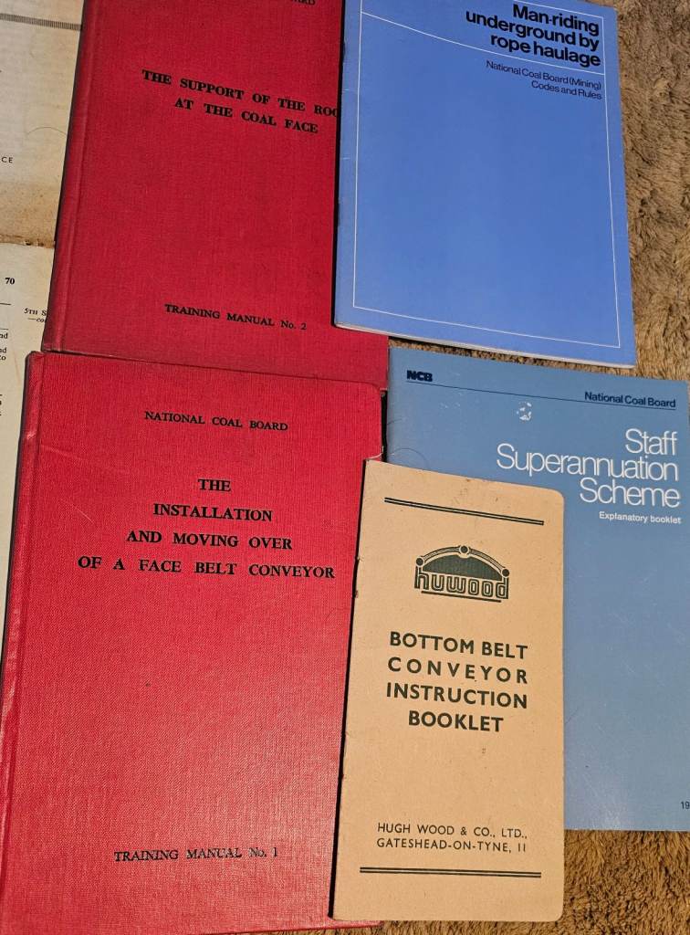 Vintage British Coal Mining Manuals. National Coal Board 