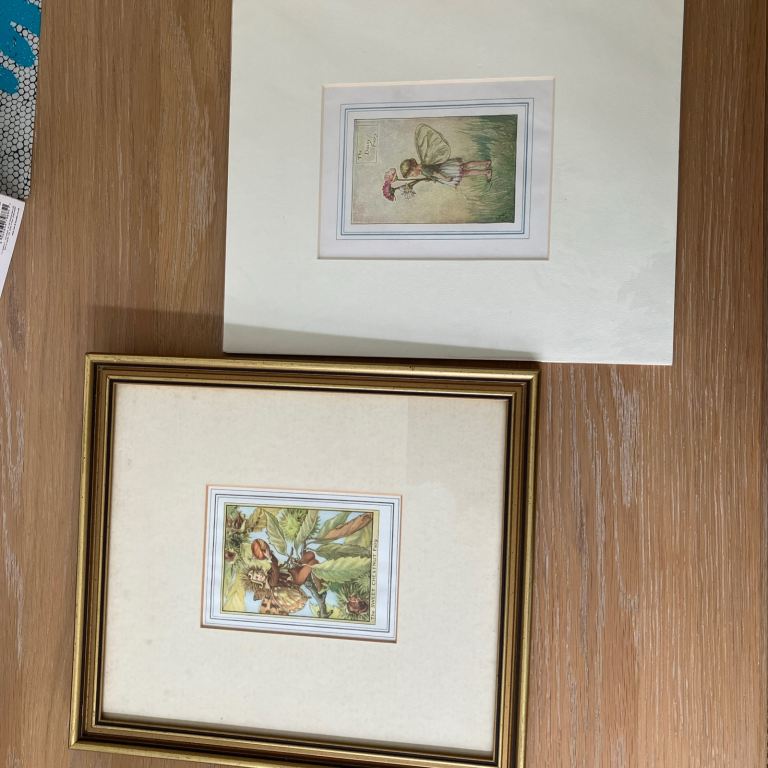 2x Flower Fairies prints 