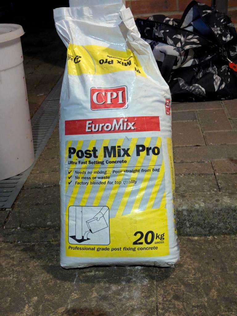 20kg unopened bag post mix pro