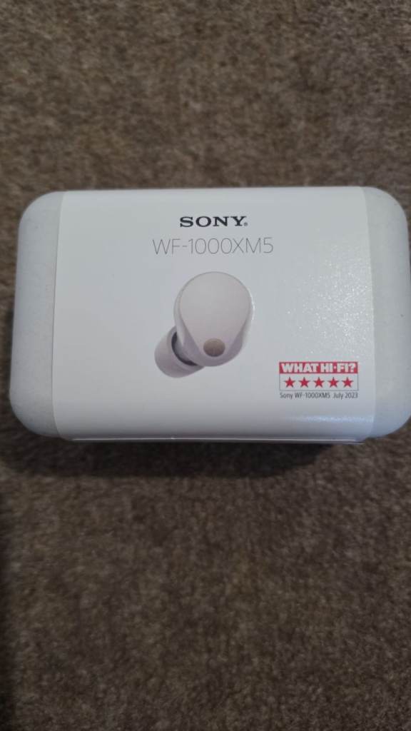 New Sony WF-1000XM5 Wireless Earbuds – Unopened Box