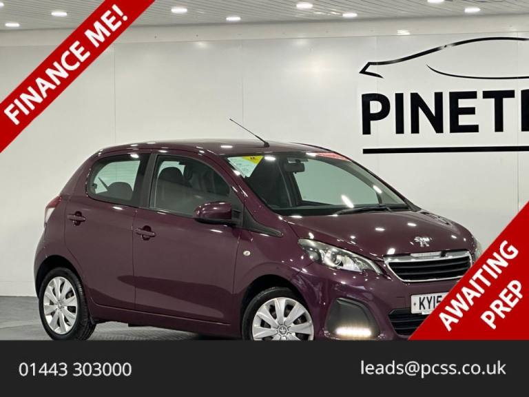 2015 Peugeot 108 1.0 VTi Active Hatchback 5dr Petrol Manual Euro 5 Euro 5 (68 ps) Hatchback Petro...