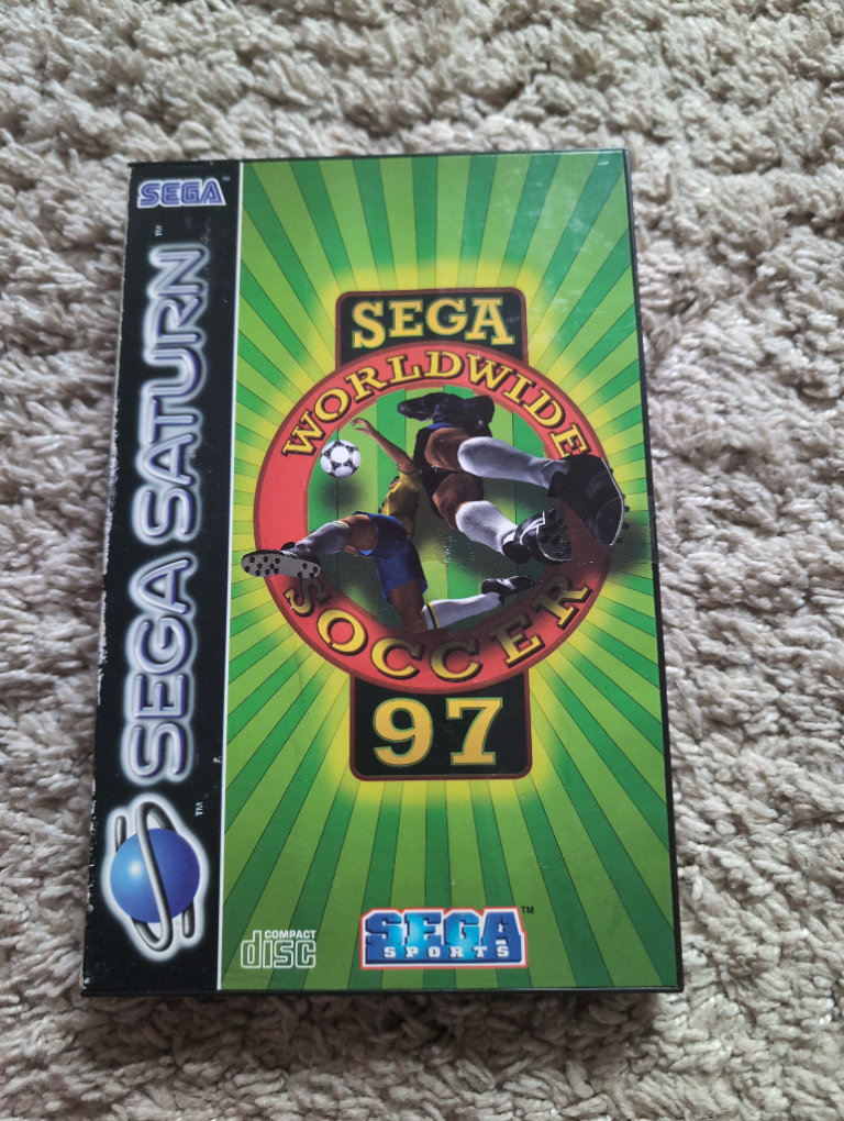 Sega Saturn sega worldwide soccer 97 game  