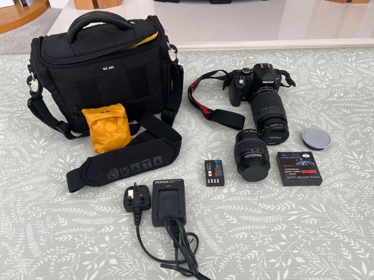 Pentax K-R Digital SLR Camera with Lenses and Accessories