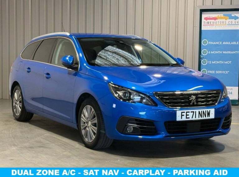 2021 71 PEUGEOT 308 SW 1.2 PURETECH ALLURE PREMIUM ESTATE 5DR PETROL MANUAL EURO