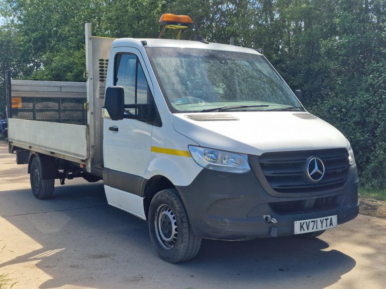 2022 Mercedes Sprinter 315  Flatbed Tail Lift  104k  Spares Repairs  7m MOT