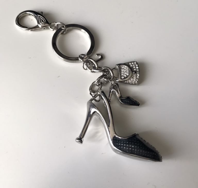 Shoe charm keyring