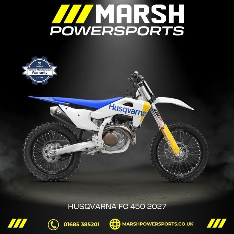 FC 450 2027 Model - Husqvarna Main Dealer - Reserve NOW!