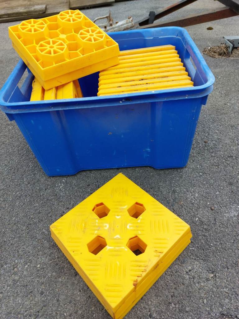 Fiamma caravan corner steady pads