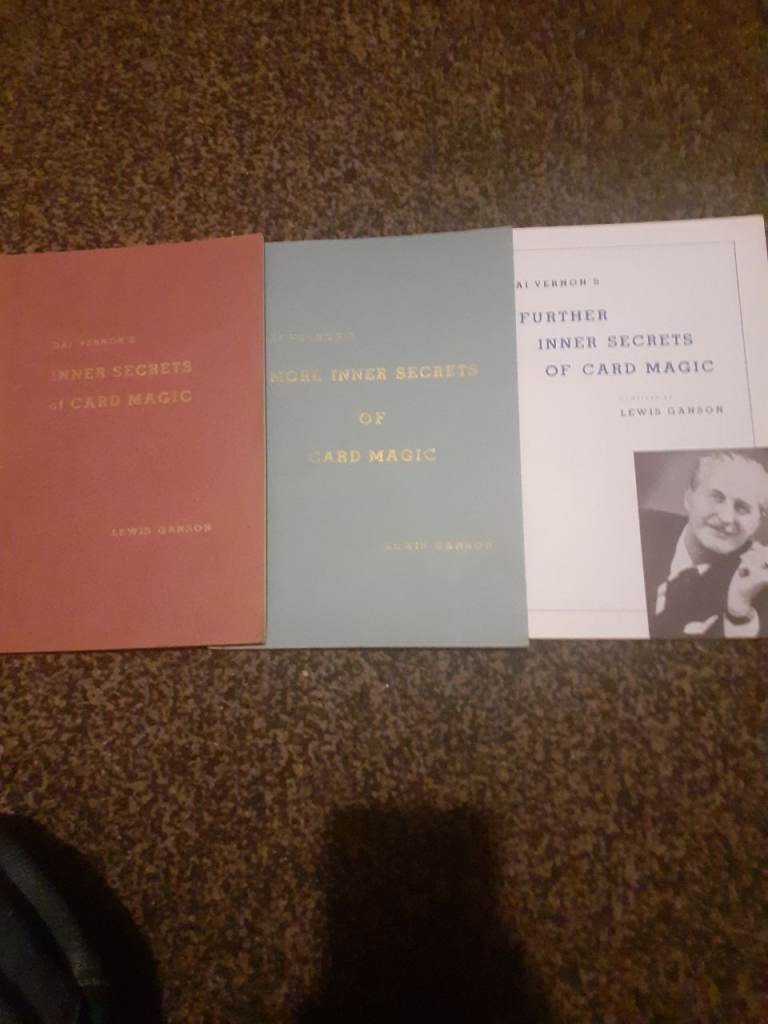 Rare 1960s Dai Vernon Card Magic Booklets – 3 First Printings