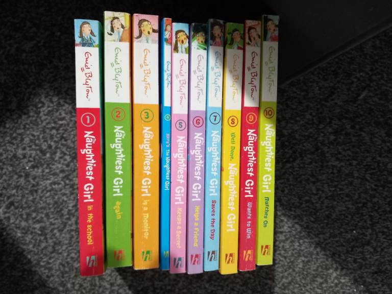 10 Enid Blyton books x10 naughiest girl bundle