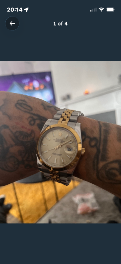 Rolex Datejust Two-Tone Watch - Gold/Silver, Good Condition
