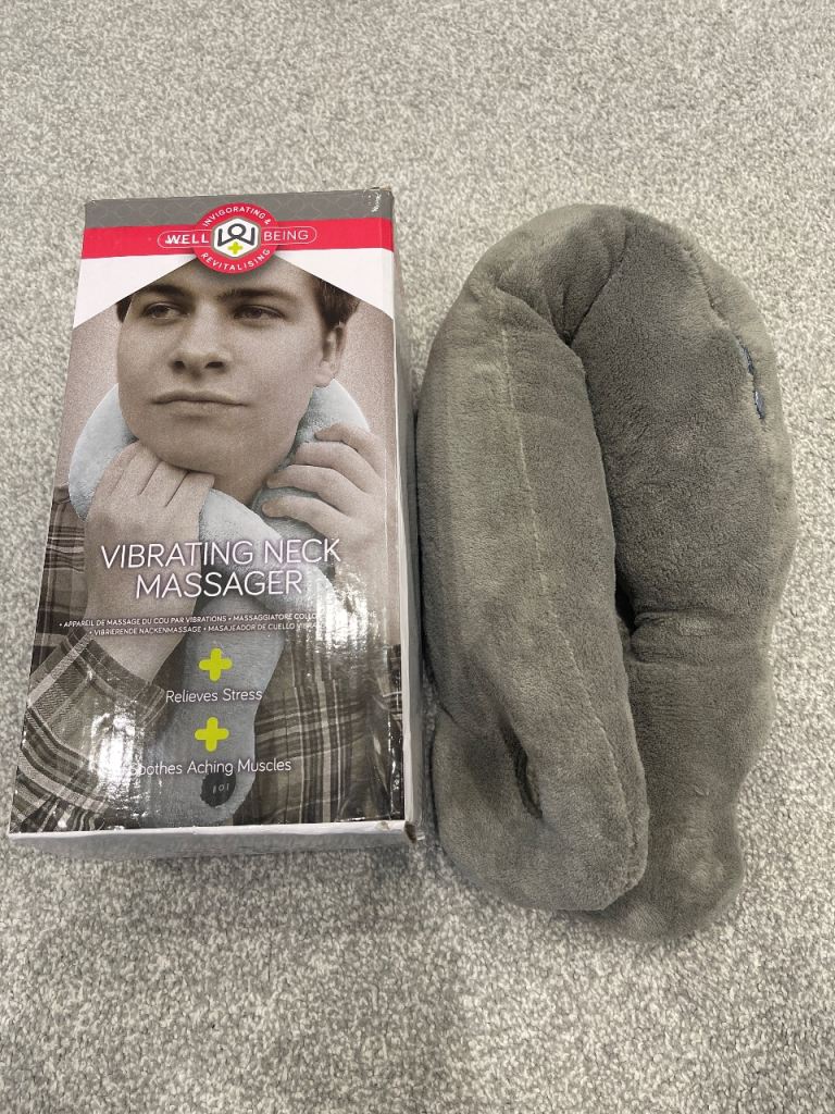 Vibrating Neck Massager - Helps Relieve Stress & Aching Muscles