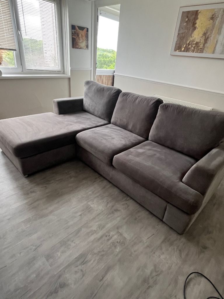Dfs sofa grey 