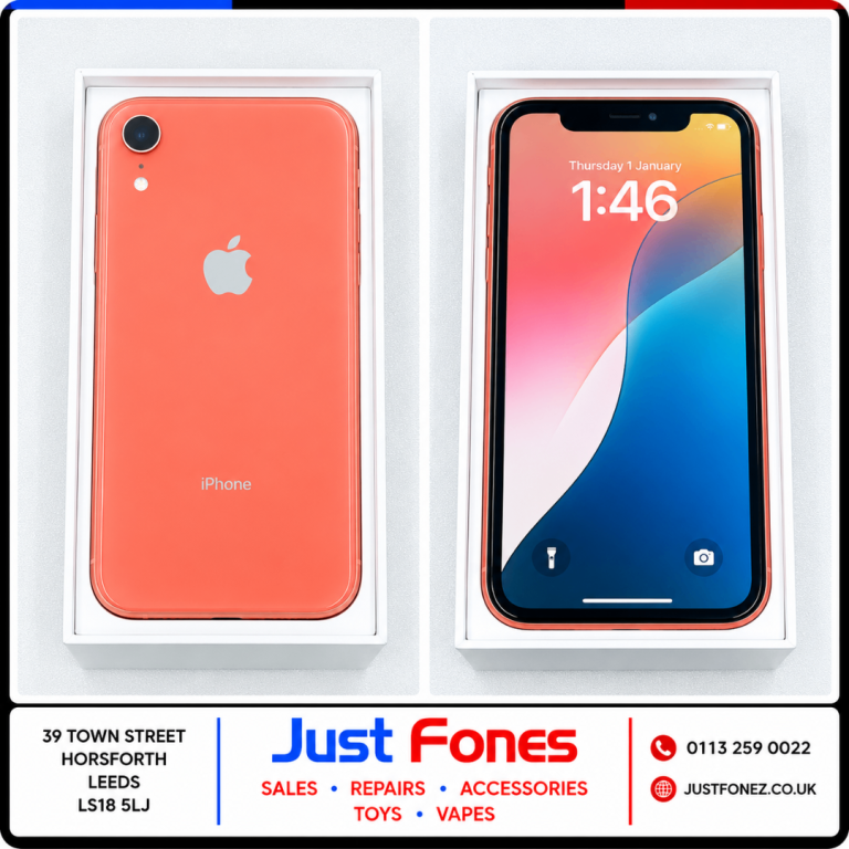 iPhone XR 64GB Coral | Unlocked | 100% Battery Health