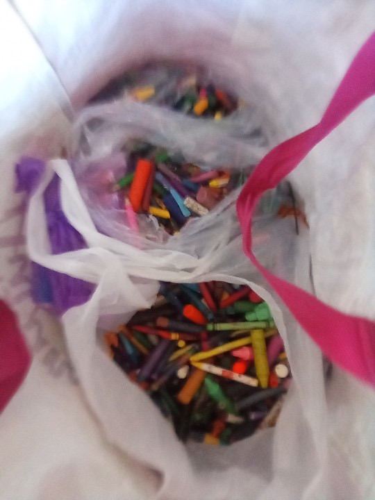 Free bags of crayons