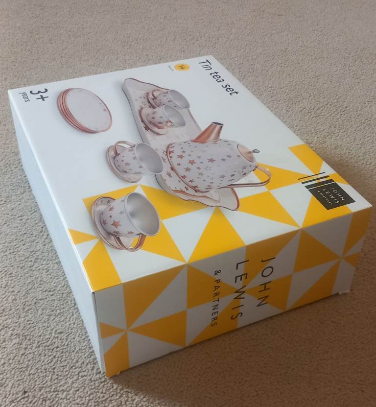 John Lewis Kids Tin Tea Set