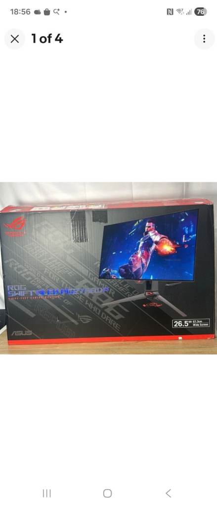 ASUS ROG Swift PG27AQDP 480Hz 1440p OLED Gaming Monitor 
