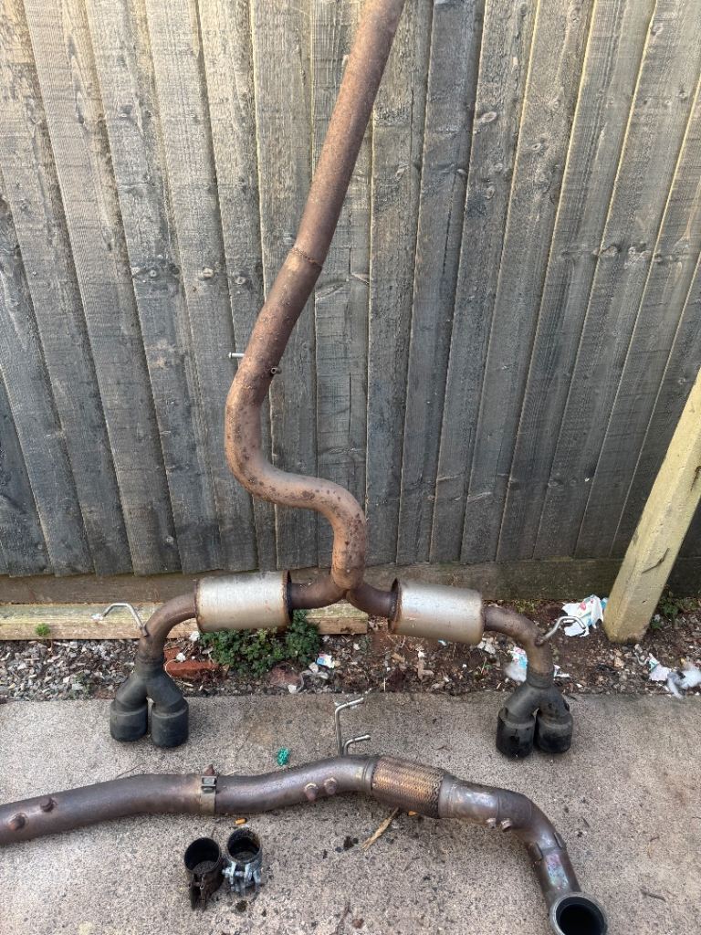 Golf r exhaust system