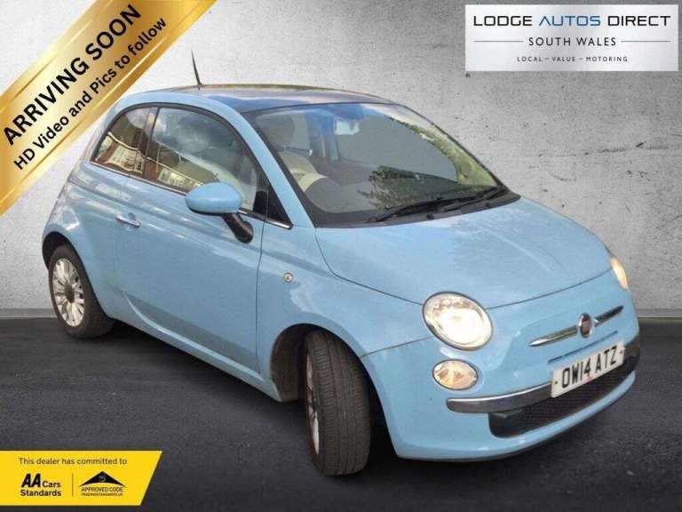 2014 Fiat 500 1.2 Lounge Hatchback 3dr Petrol Manual Euro 6 (s/s) (69 bhp) Hatchback Petrol Manual