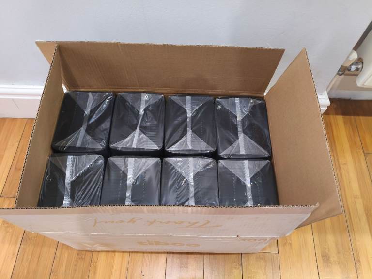 1000 Black Cocktail Napkins – New & Sealed – Ideal for Bars / Weddings / Events / Catering