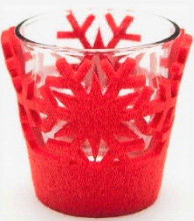Christmas Snowflake Tealight Holders x12