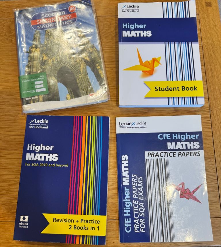 Higher maths textbooks