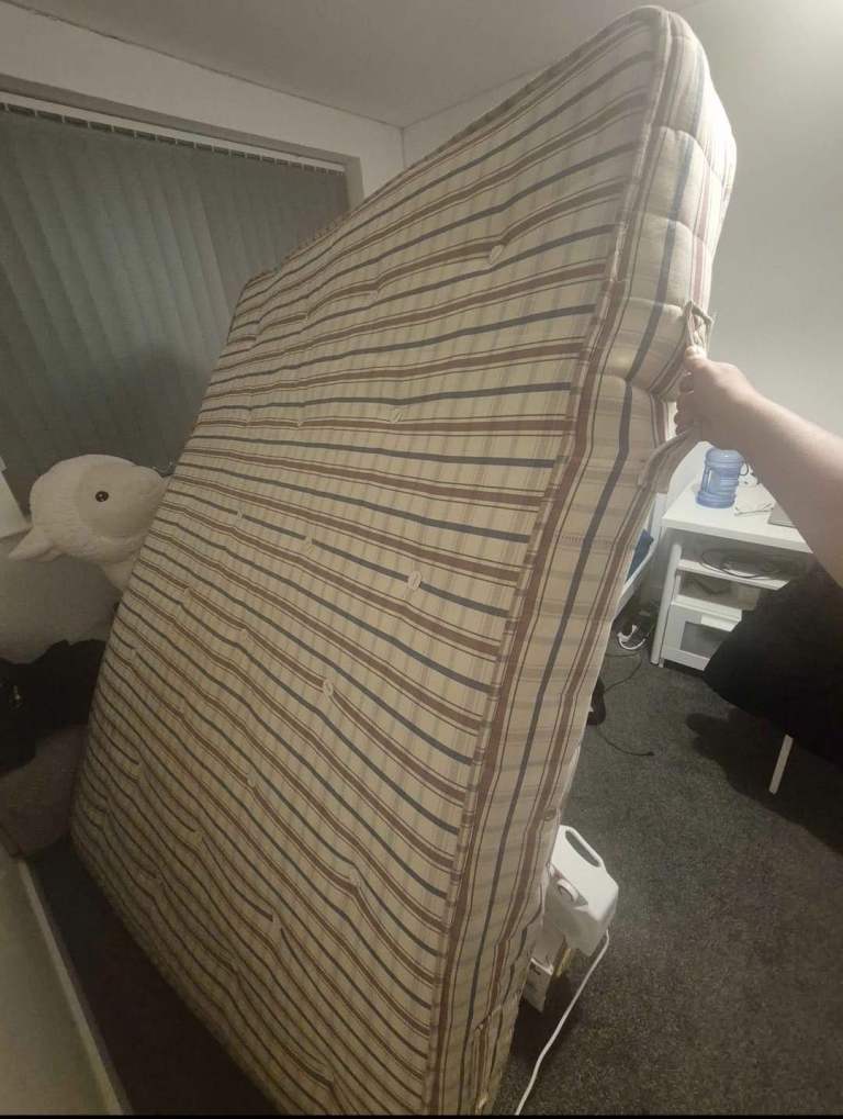 Double mattress in good condition for free
