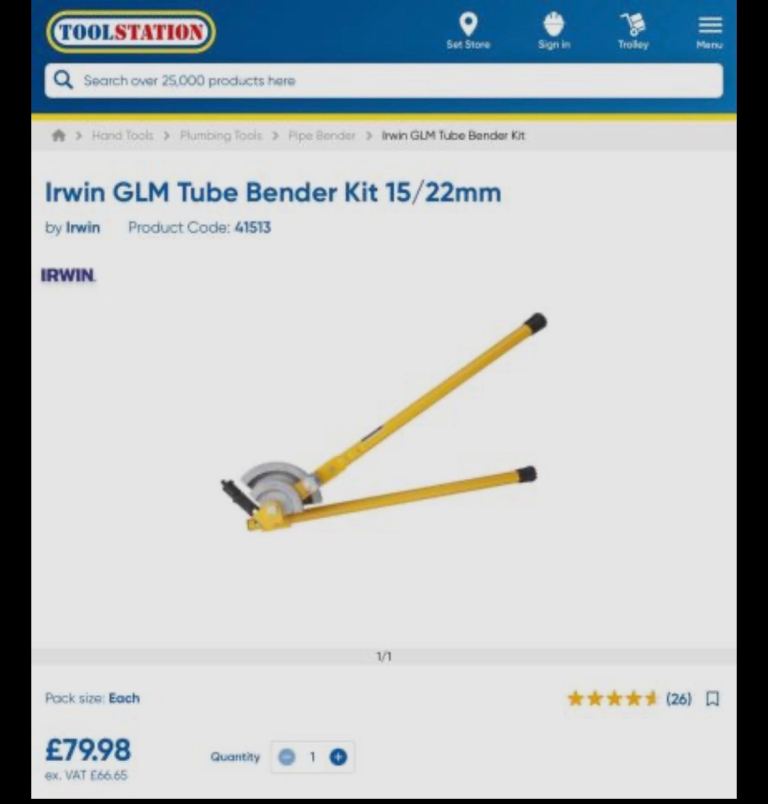 Pipe bender 