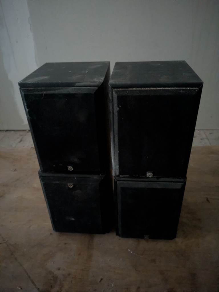 4 x Suzohapp speakers used in pub 