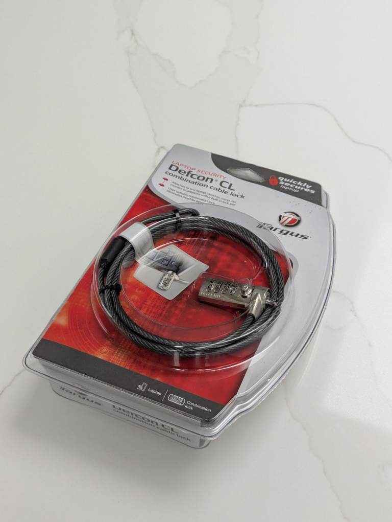 Targus Defcon CL Combination Cable Lock for Laptops, Monitors, Computers, etc 