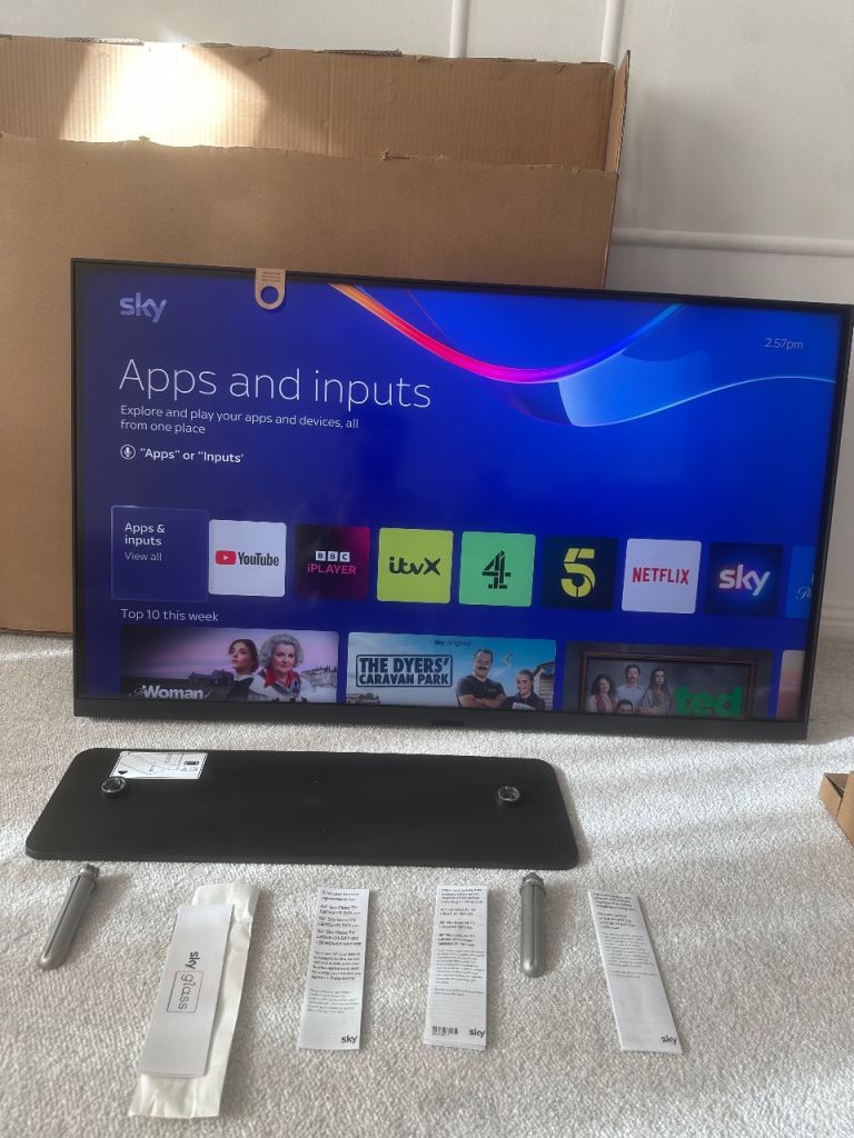 Sky Glass Air 43” Smart TV – Brand New (Opened Only)