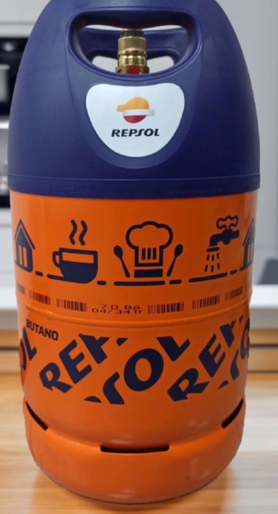 Full gas bottle EU Spain