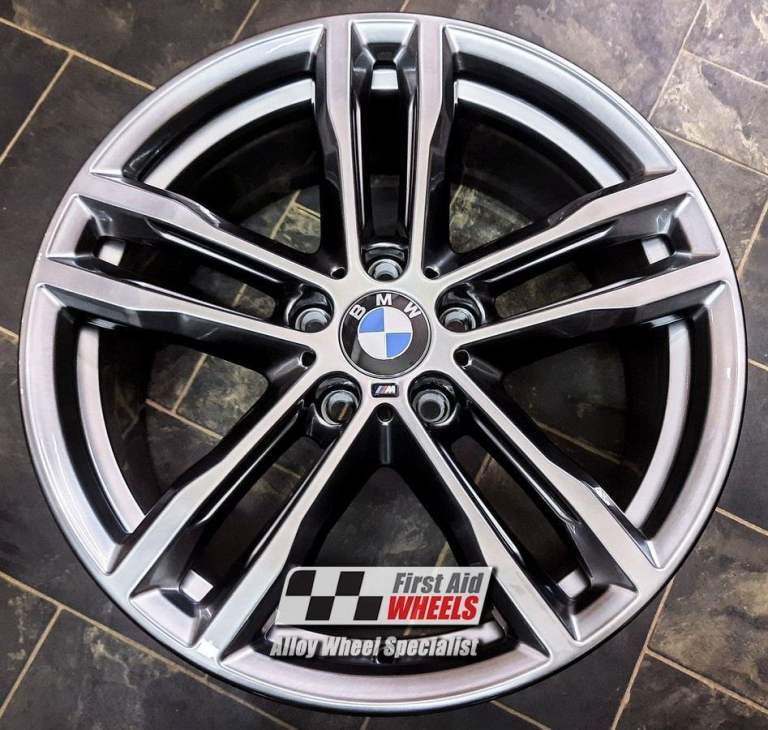 R526SC Swap BMW 3 / 4 SERIES 4x 19'' GENUINE STYLE 704M SHADOW CHROME ALLOY WHEELS
