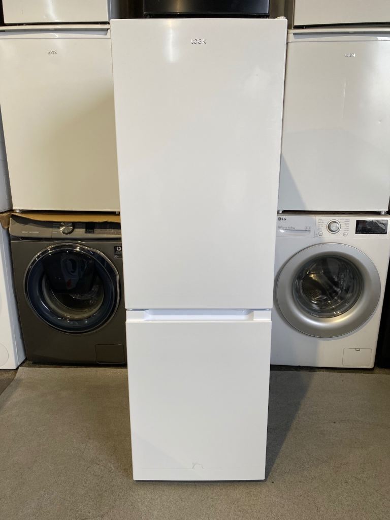 LOGIK LFC50OW23 Freestanding Fridge Freezer – White, Brand New