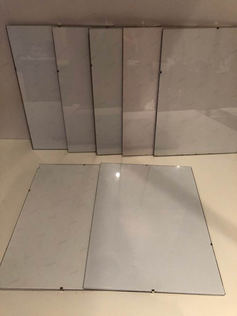 6 Clip Frame Frameless Photo Picture Frames 30 x 40 cm