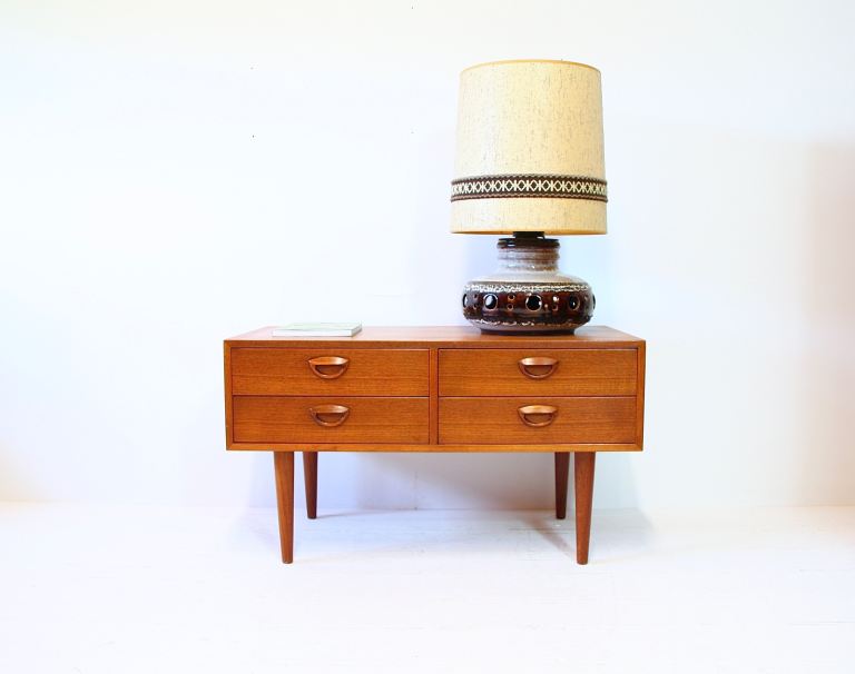 Vintage West German Ceramic Lamp Retro Mid Century