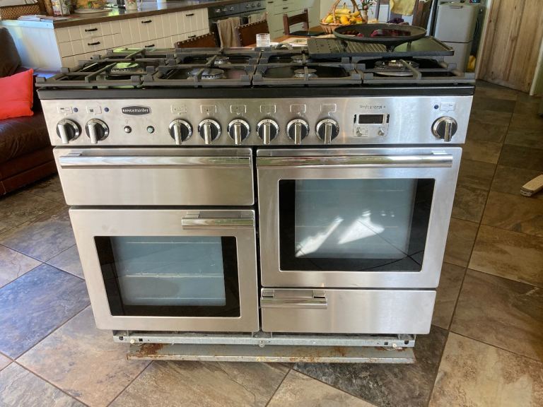 Rangemaster Professional Plus 110cm Dual Fuel Range Cooker - Stainless Steel