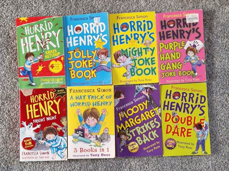 Horrid Henry Book Collection - 8 Books, Good Condition