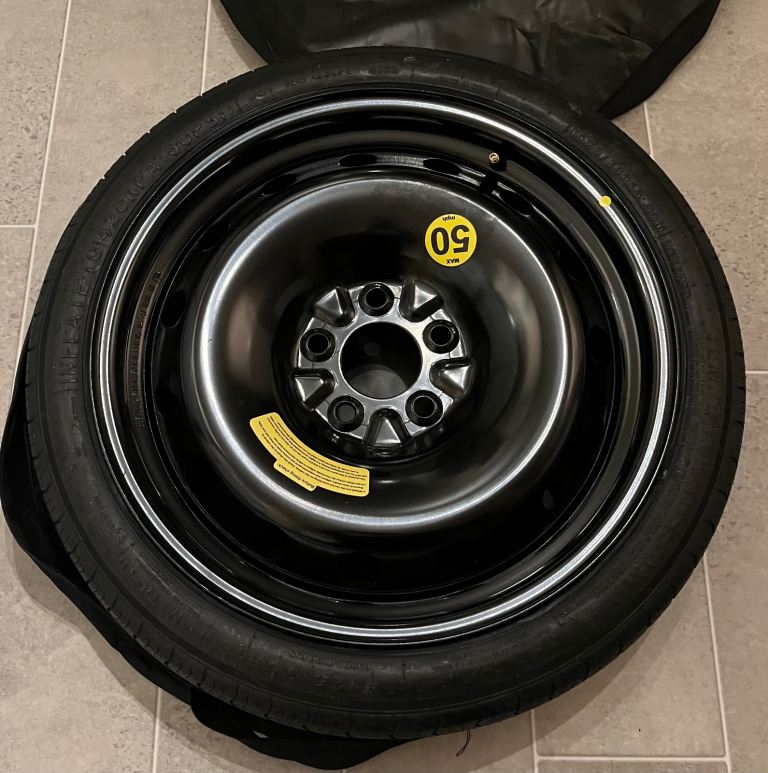 18″ Space saver spare wheel + tool kit + cover bag compatible with BMW 3 series (2003-2018) £80