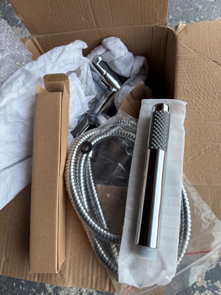 Metro bath shower mixer tap chrome