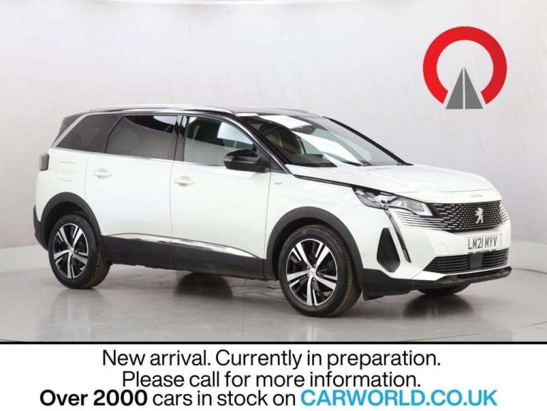 2021 Peugeot 5008 1.2 PureTech GT SUV 5dr Petrol EAT Euro 6 (s/s) (130 ps) HATCHBACK Petrol Autom...