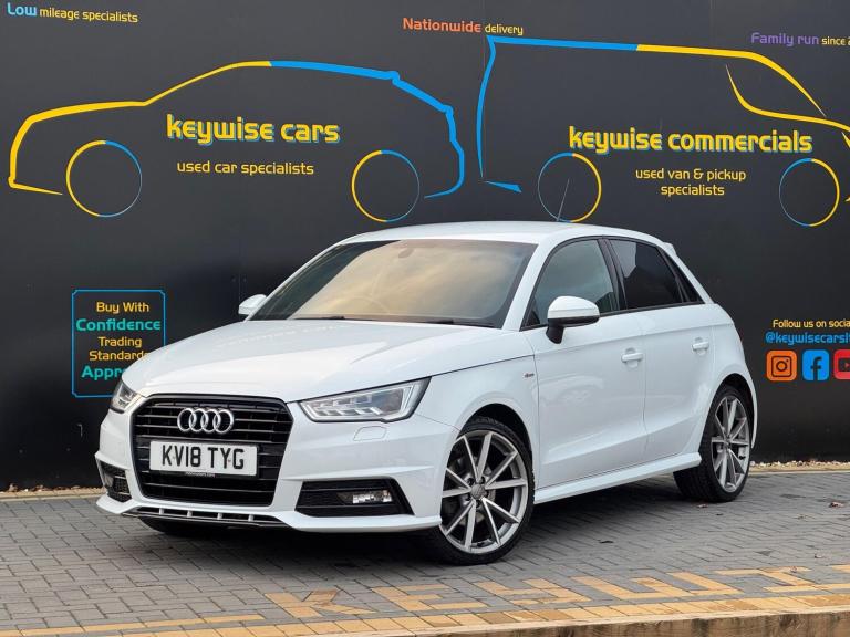 2018 Audi A1 1.4 TFSI Black Edition Sportback S Tronic Euro 6 (s/s) 5dr (Nav) HATCHBACK Petrol Au...