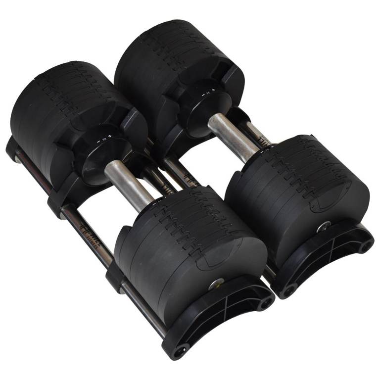 2kg - 32kg Adjustable Dumbbell Pair (16 pairs in 1) - Weights Gym