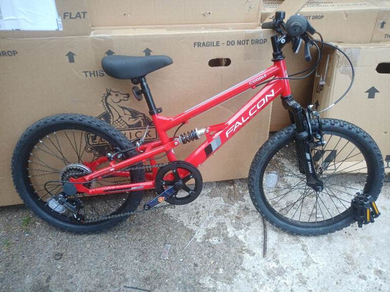 New Falcon Cobalt 20" Junior Kids Full Suspension Mountain Bike RRP £229.99 