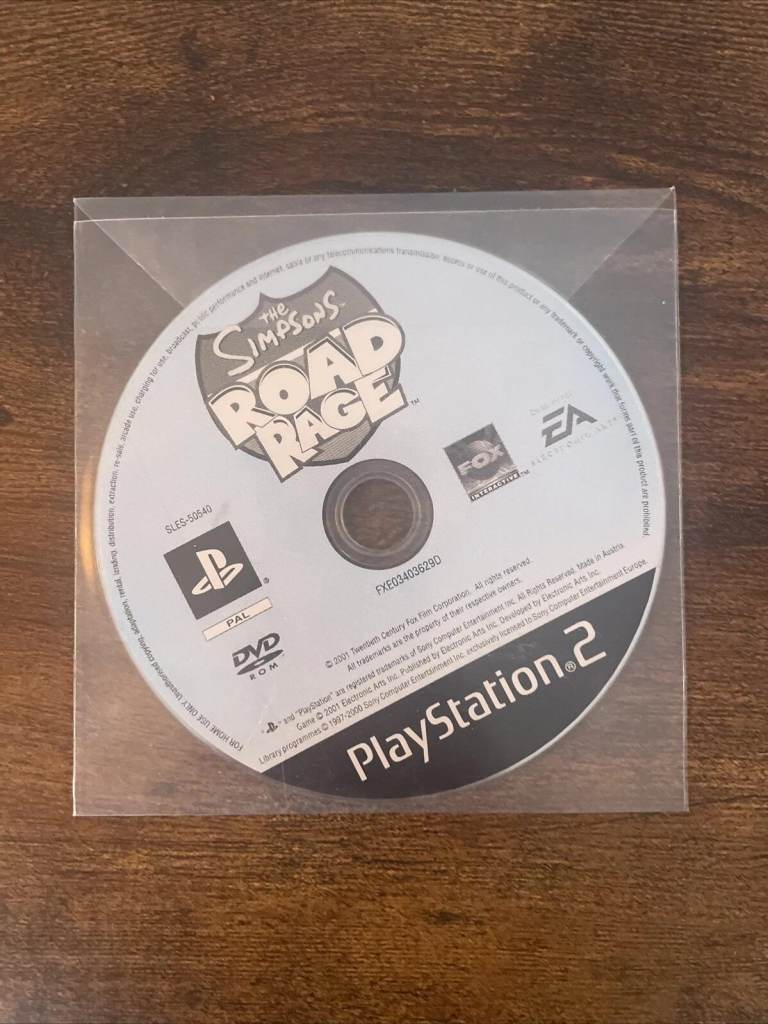 Simpsons Road Rage Sony PlayStation 2 2001