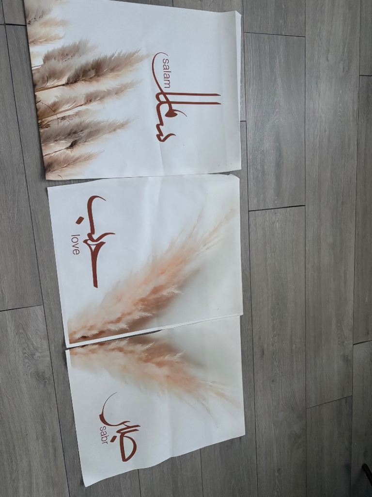 Canvas prints photo arabic boho nature
