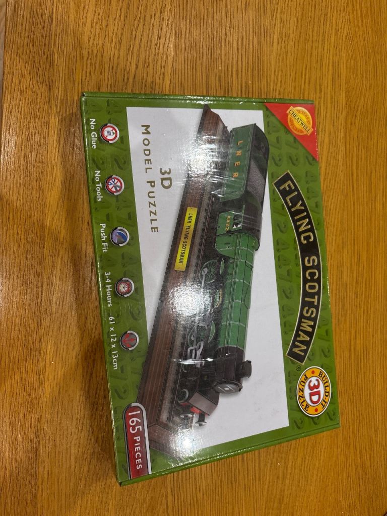 Flying Scotsman - 3D Model Puzzle
