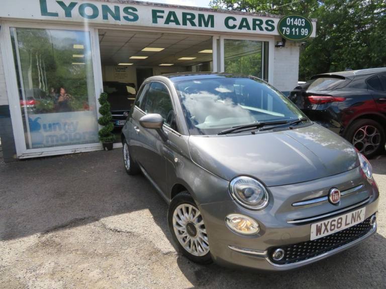 2018 68 FIAT 500 1.2 LOUNGE HATCHBACK 3DR PETROL MANUAL EURO 6 (S/S) (69 BHP)