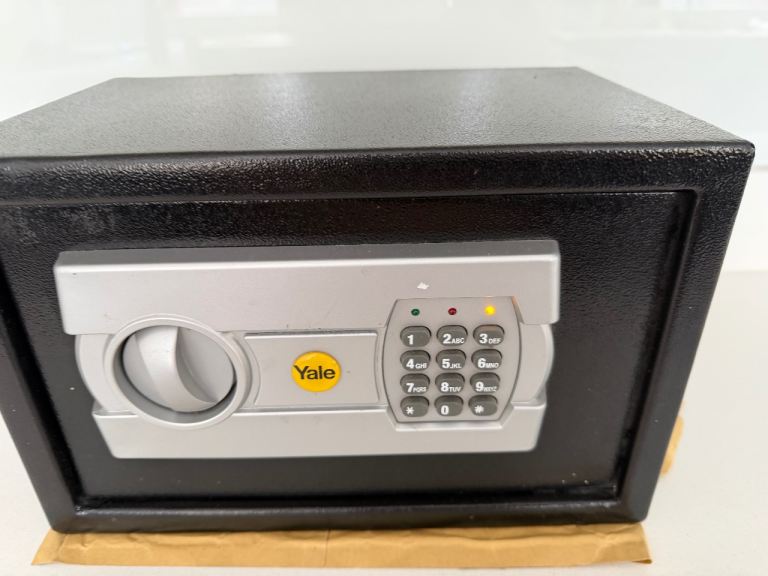 FREE Metal safe with keypad lock
